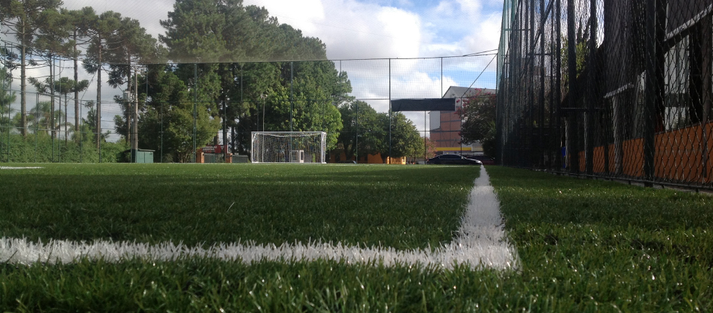 Grama sintética esportiva futebol